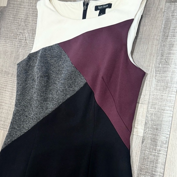 WHBM geometric/ colorblock sleeveless sheath dress ❤️ - Picture 4 of 6